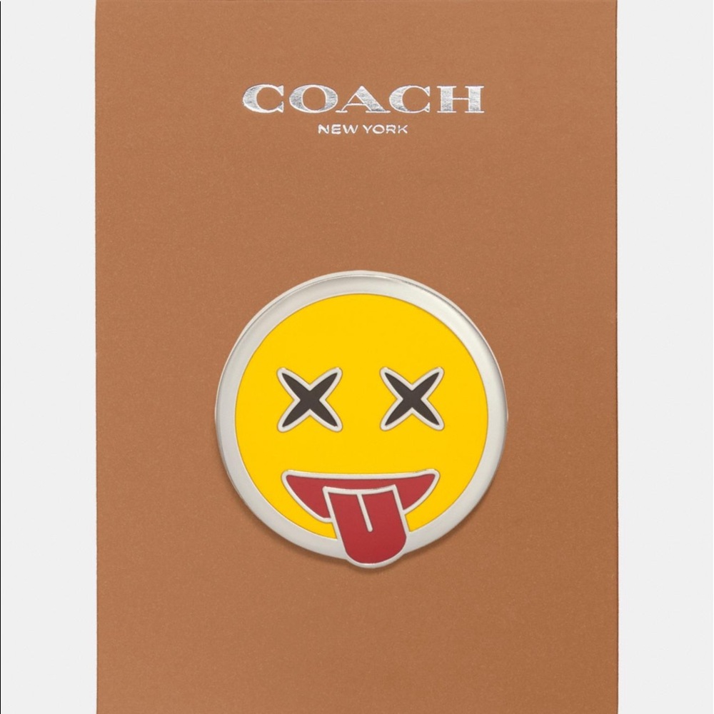 Coach Classic Emoji Pin